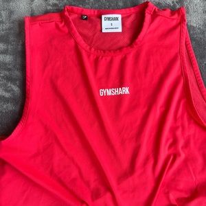 Gymshark women’s coral cropped gym tank (worn a few times, perfect condition)